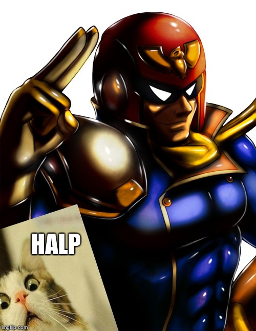 Captain Falcon | HALP | image tagged in captain falcon | made w/ Imgflip meme maker