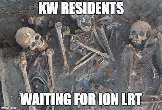 KW RESIDENTS; WAITING FOR ION LRT | made w/ Imgflip meme maker