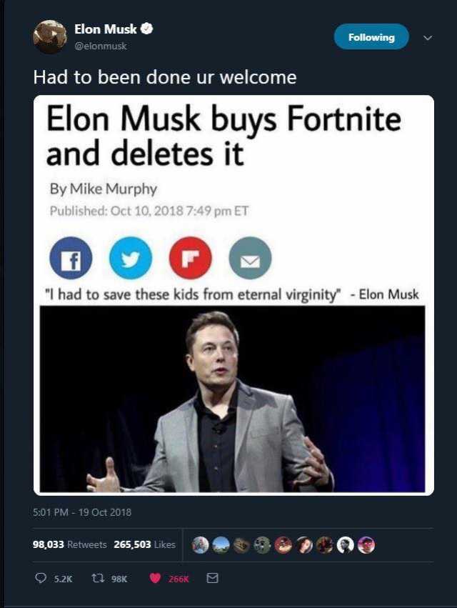 Elon Musk Buys Then Deletes Blank Meme Template