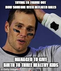TRYING TO  FIGURE OUT HOW SOMEONE WITH DEFLATED BALLS; MANAGED TO GIVE BIRTH TO THREE HEALTHY KIDS | image tagged in bill murray golf | made w/ Imgflip meme maker