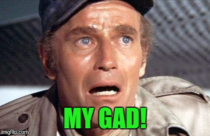 soylent green | MY GAD! | image tagged in soylent green | made w/ Imgflip meme maker