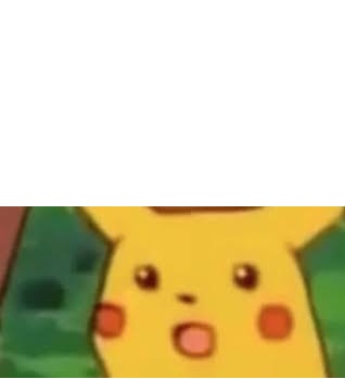 High Quality Pickahu surprised face Blank Meme Template