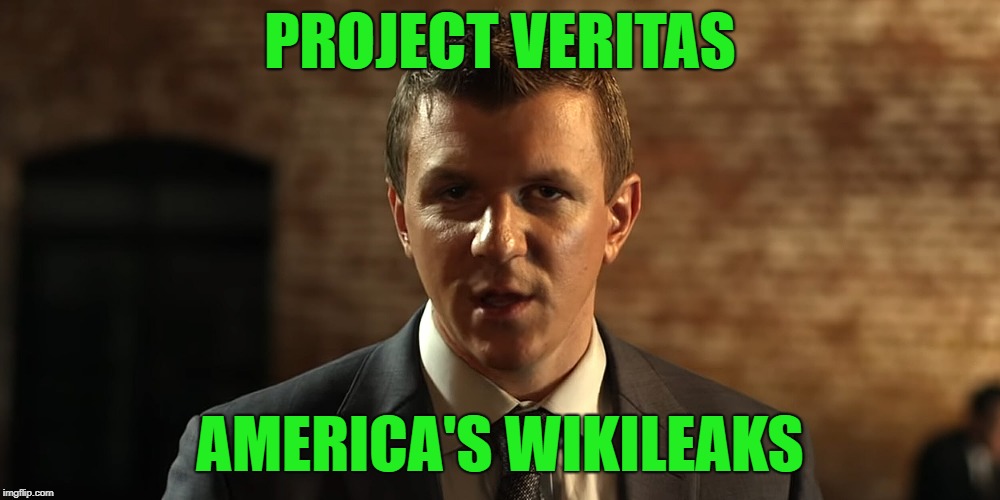 PROJECT VERITAS; AMERICA'S WIKILEAKS | image tagged in project veritas | made w/ Imgflip meme maker
