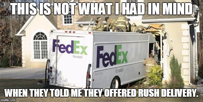 This trucker must be drunk or on drugs... | image tagged in car crash | made w/ Imgflip meme maker