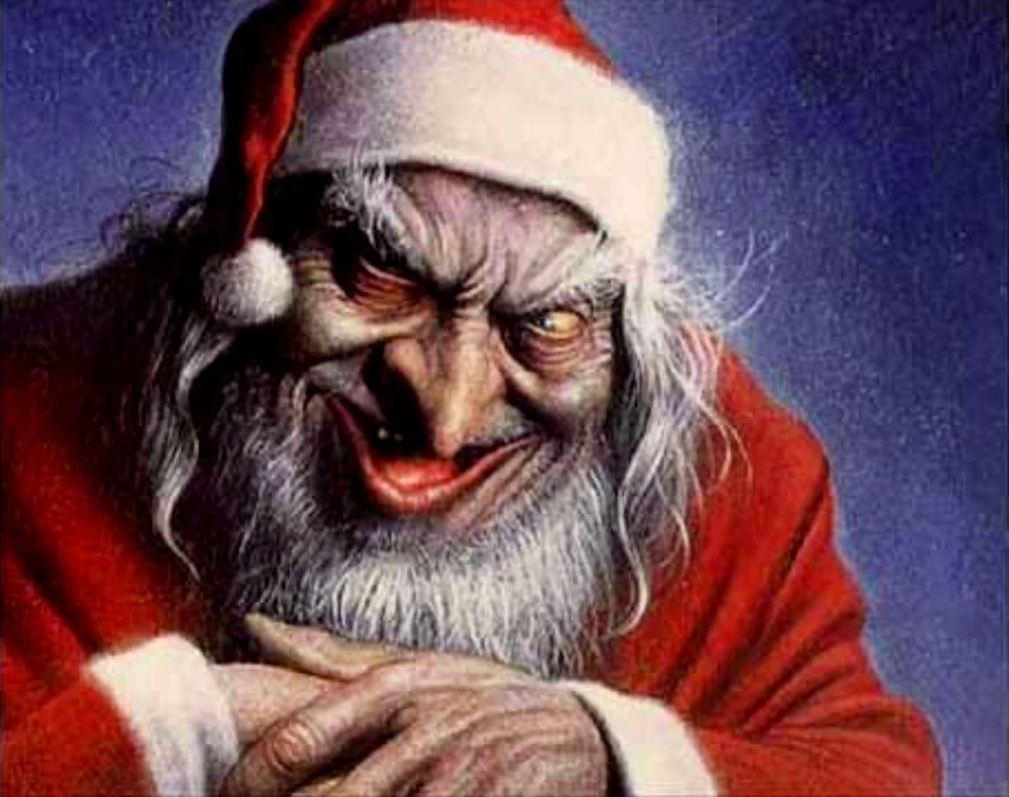 High Quality Creepy Santa Blank Meme Template