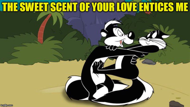 THE SWEET SCENT OF YOUR LOVE ENTICES ME | made w/ Imgflip meme maker