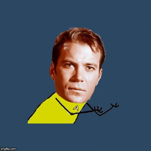 y u no Kirk | image tagged in y u no kirk | made w/ Imgflip meme maker