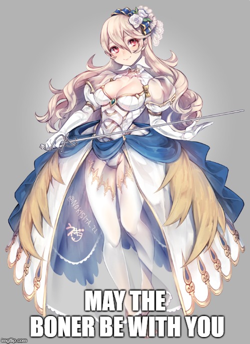 May the Boner Be With You | MAY THE BONER BE WITH YOU | image tagged in fire emblem fates,boner | made w/ Imgflip meme maker
