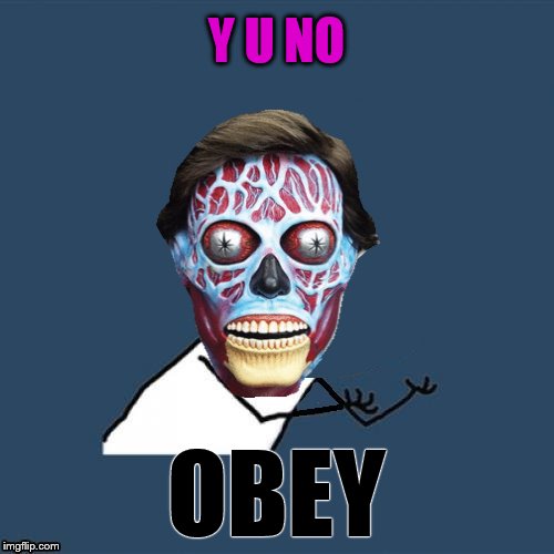 Y U NO OBEY | made w/ Imgflip meme maker