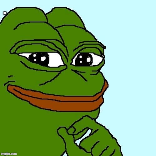 Smug Pepe | . | image tagged in smug pepe | made w/ Imgflip meme maker