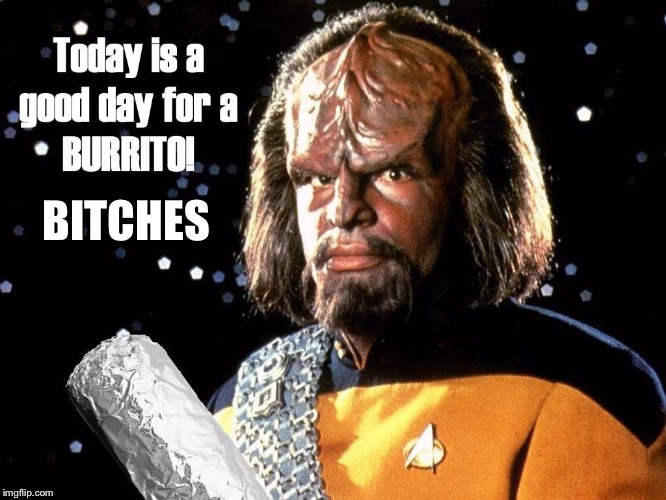 Worf Burrito | B**CHES | image tagged in worf burrito | made w/ Imgflip meme maker