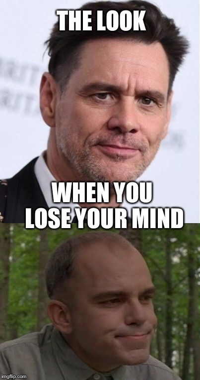 THE LOOK; WHEN YOU LOSE YOUR MIND | image tagged in the joker | made w/ Imgflip meme maker
