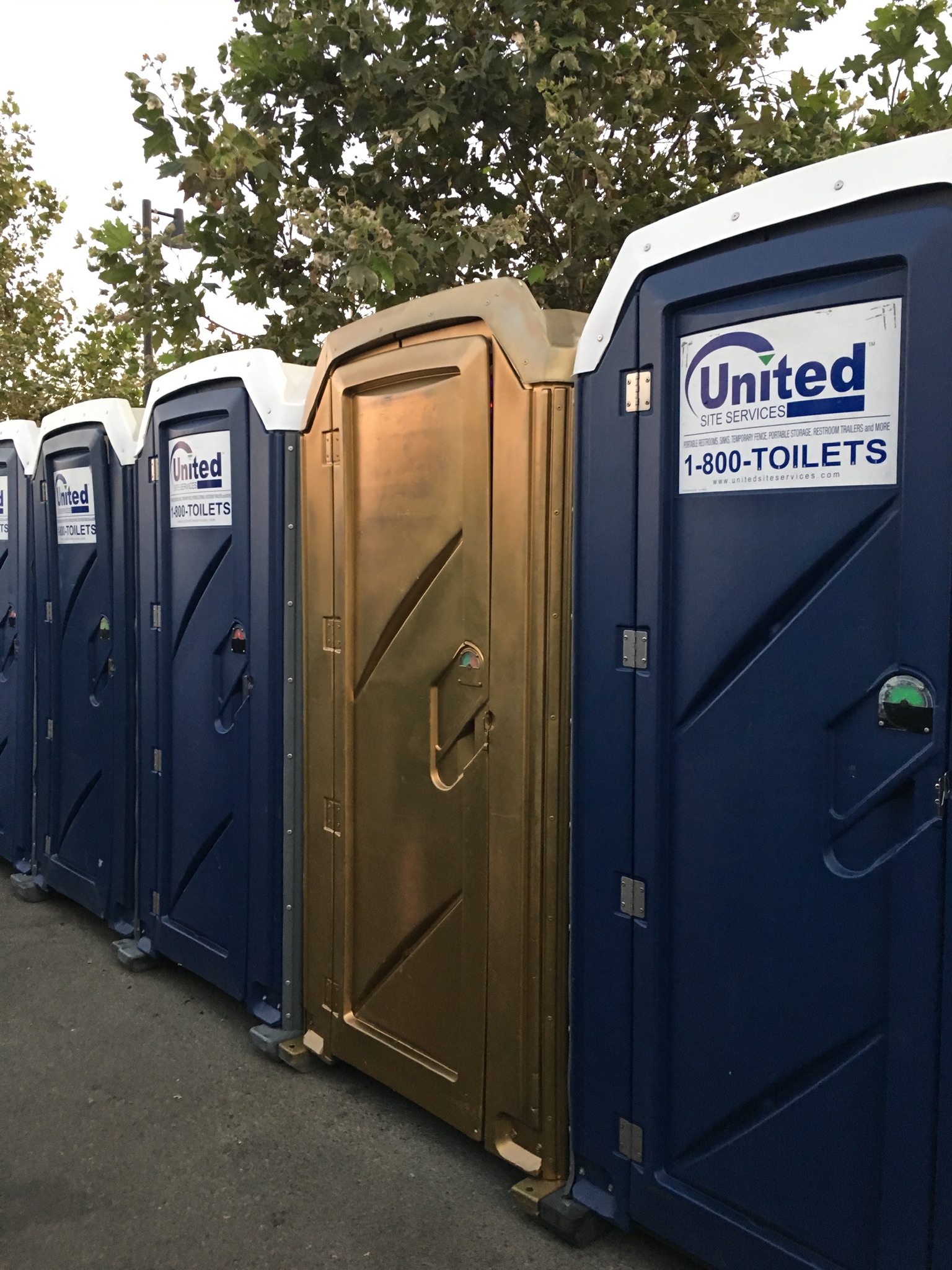 High Quality Gold PortAPotty Blank Meme Template