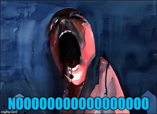 Pink Floyd Scream | NOOOOOOOOOOOOOOOOO | image tagged in pink floyd scream | made w/ Imgflip meme maker