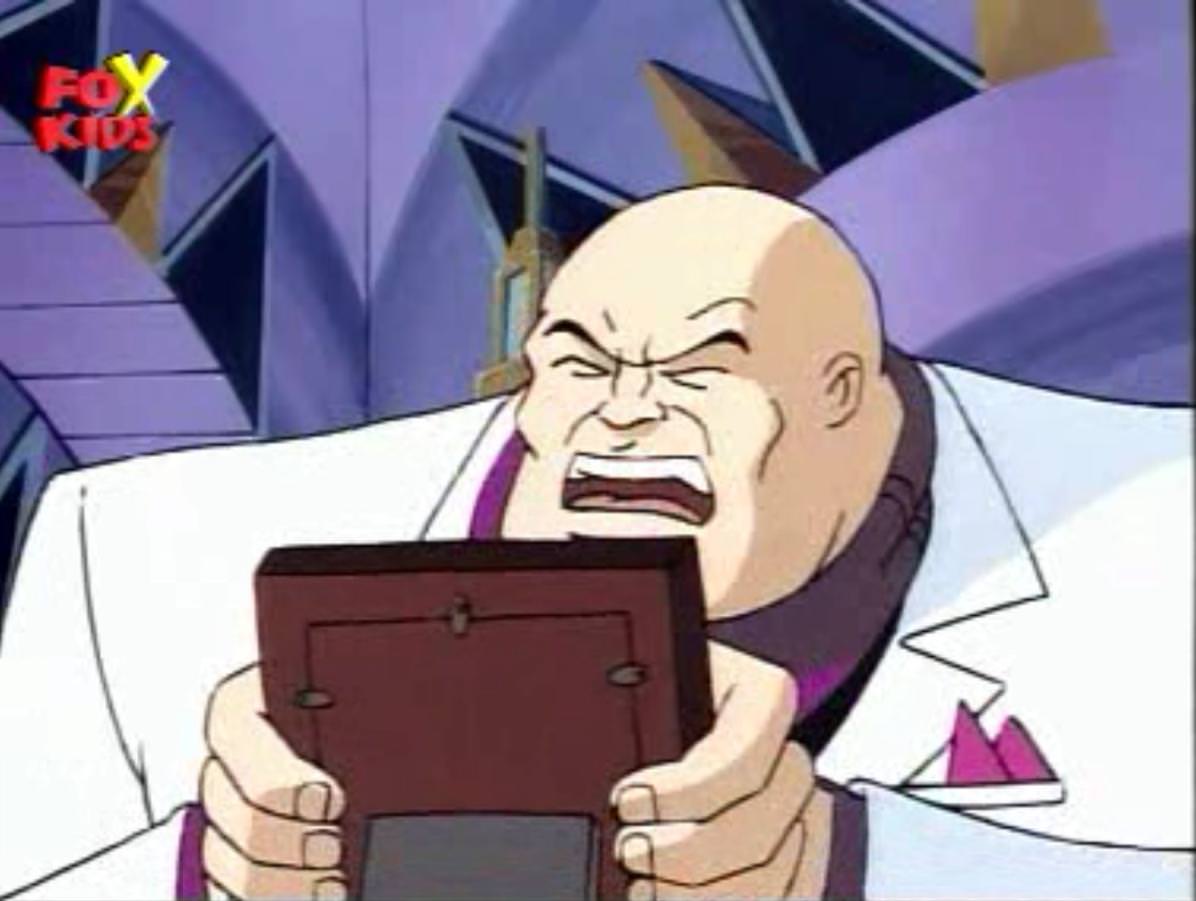 High Quality Kingpin reaction Blank Meme Template