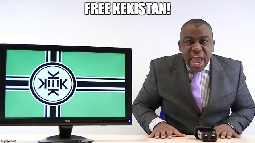 Big Man Tyrone | FREE KEKISTAN! | image tagged in big man tyrone,memes,dank memes,kekistan,pepe | made w/ Imgflip meme maker