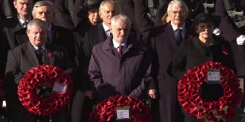 Corbyn - remembrance Sunday Blank Meme Template