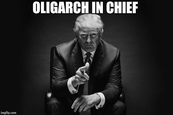 Donald Trump Thug Life | OLIGARCH IN CHIEF | image tagged in donald trump thug life | made w/ Imgflip meme maker