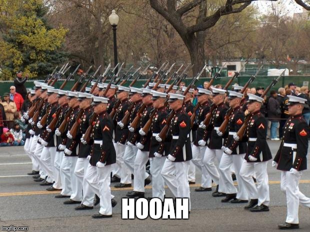Marines | HOOAH | image tagged in marines | made w/ Imgflip meme maker