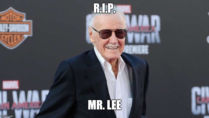 Another legend | R.I.P. MR. LEE | image tagged in marvel | made w/ Imgflip meme maker