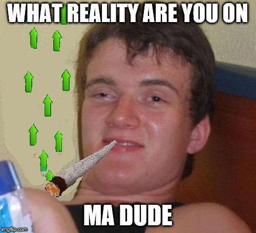WHAT REALITY ARE YOU ON MA DUDE | made w/ Imgflip meme maker