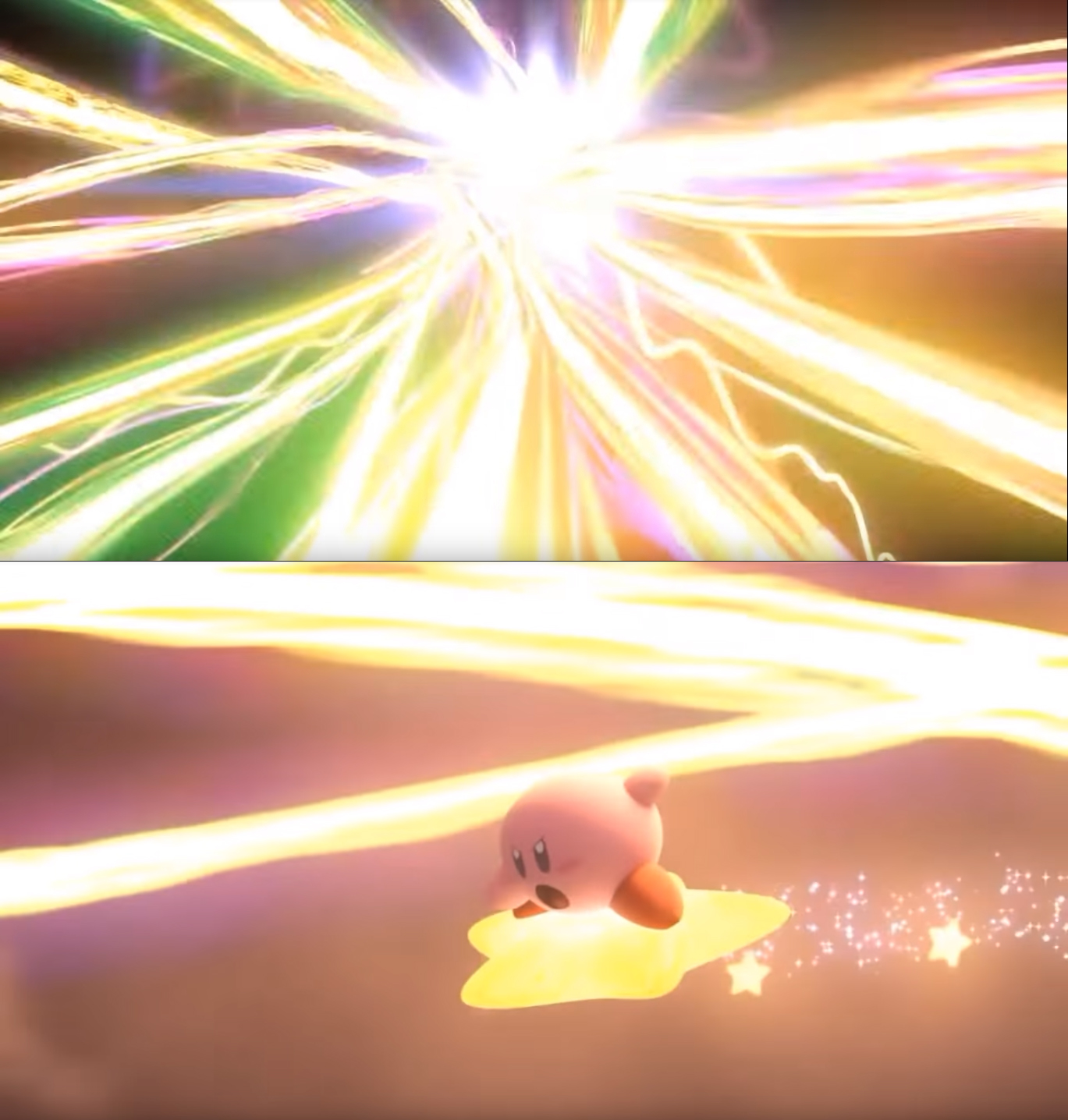 Kirby World of Light Blank Meme Template
