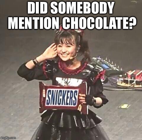 DID SOMEBODY MENTION CHOCOLATE? | made w/ Imgflip meme maker