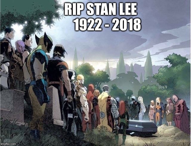Rip stan lee | RIP STAN LEE 
     

1922 - 2018 | image tagged in rip stan lee,stan lee,stan lee dies | made w/ Imgflip meme maker