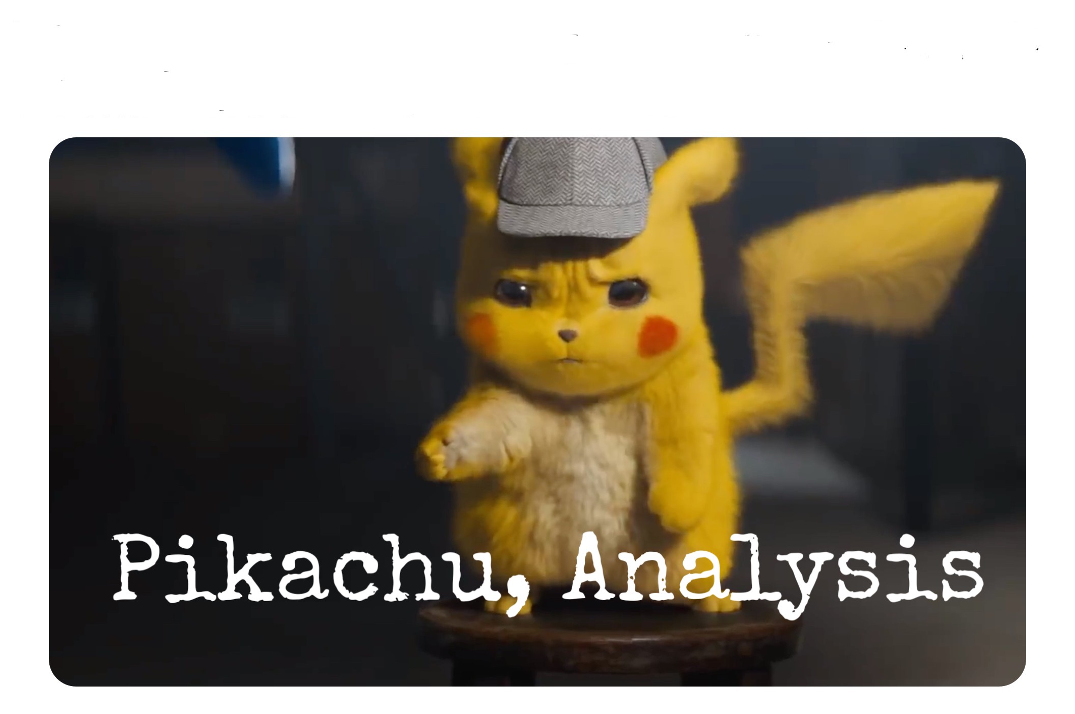 Pikachu, Analysis Blank Meme Template