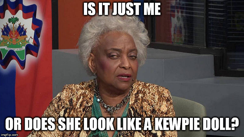 Brenda Snipes | IS IT JUST ME; OR DOES SHE LOOK LIKE A KEWPIE DOLL? | image tagged in brenda snipes | made w/ Imgflip meme maker