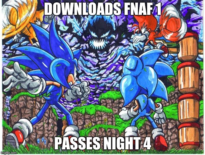 Dabbing In The Wind | DOWNLOADS FNAF 1; PASSES NIGHT 4 | image tagged in dabbing in the wind | made w/ Imgflip meme maker