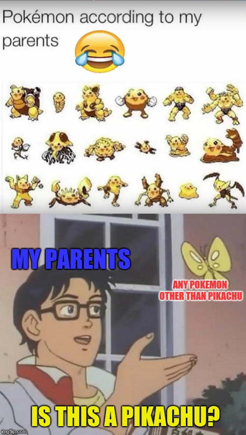 Pokemon According To My Parents.... - Imgflip