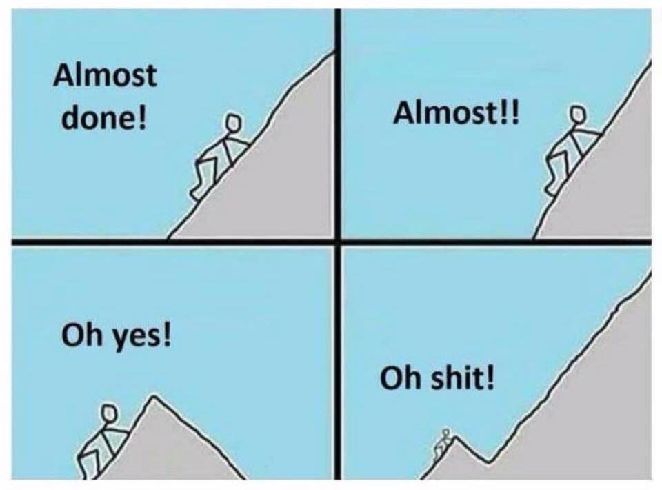 High Quality Uphill Blank Meme Template