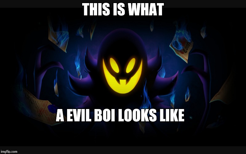 THIS IS WHAT; A EVIL BOI LOOKS LIKE | image tagged in a hat in time | made w/ Imgflip meme maker