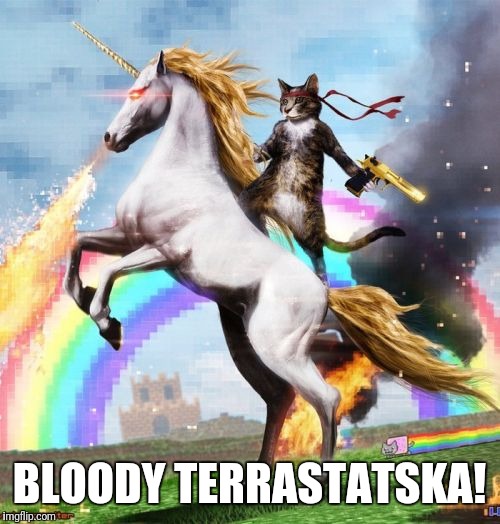 Welcome To The Internets | BLOODY TERRASTATSKA! | image tagged in memes,welcome to the internets | made w/ Imgflip meme maker