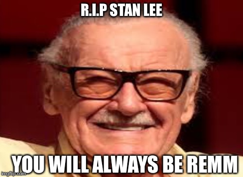 R.I.P STAN LEE; YOU WILL ALWAYS BE REMEMBERED | image tagged in remember | made w/ Imgflip meme maker