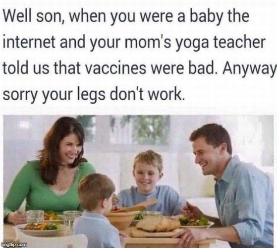I'm going to hell for laughing at this. | image tagged in memes,funny,dank memes,offensive,vaccines | made w/ Imgflip meme maker