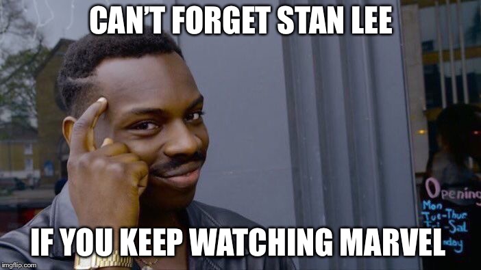 Roll Safe Think About It | CAN’T FORGET STAN LEE; IF YOU KEEP WATCHING MARVEL | image tagged in memes,roll safe think about it | made w/ Imgflip meme maker