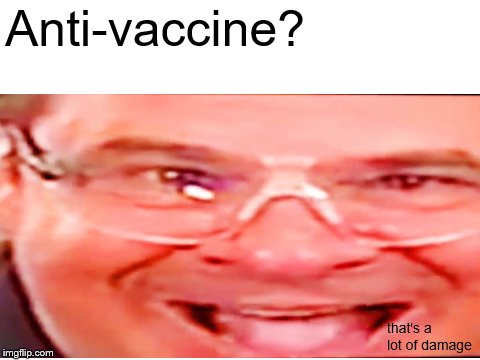 Anti-vaccine? that's a lot of damage | image tagged in memes,vaccination,moms | made w/ Imgflip meme maker