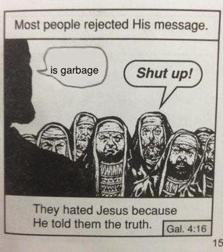 High Quality Jesus told the truth Blank Meme Template