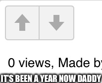 IT’S BEEN A YEAR NOW DADDY | image tagged in its been a year now | made w/ Imgflip meme maker