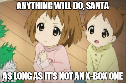 Yui X-Christmas | image tagged in yui,christmas,funny,memes,xbox,anime | made w/ Imgflip meme maker