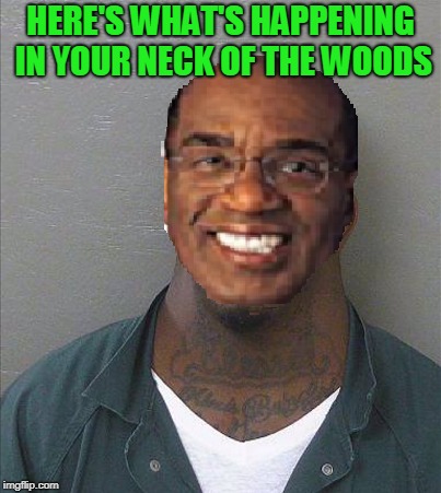 Blessed | HERE'S WHAT'S HAPPENING IN YOUR NECK OF THE WOODS | image tagged in funny | made w/ Imgflip meme maker