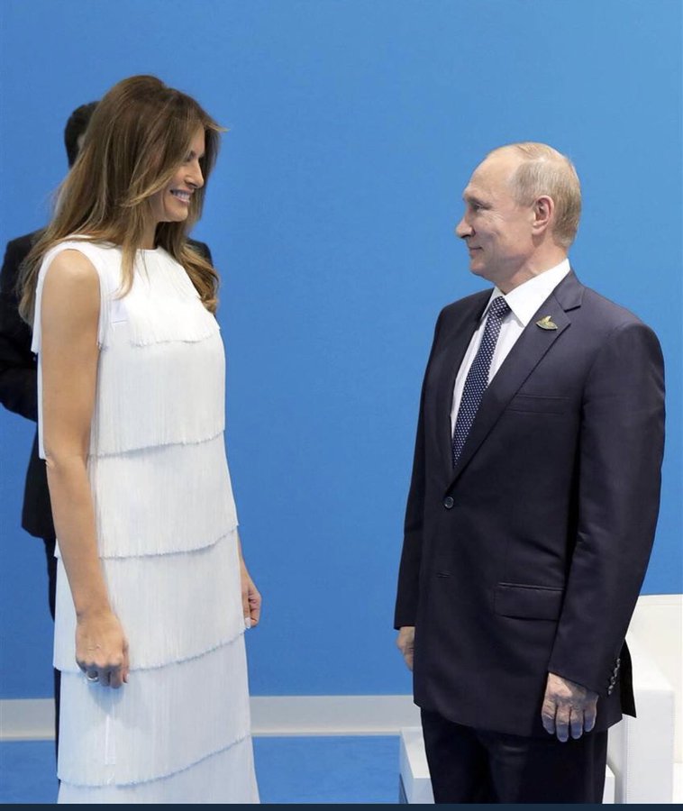 MELANIA AND PUTIN Blank Meme Template