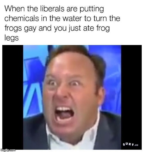 I noticed a lack of Alex Jones memes in this wasteland, so I saved the day. | image tagged in memes,funny,dank memes,alex jones,liberals,infowars | made w/ Imgflip meme maker