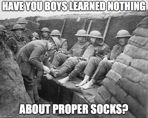 HAVE YOU BOYS LEARNED NOTHING; ABOUT PROPER SOCKS? | made w/ Imgflip meme maker