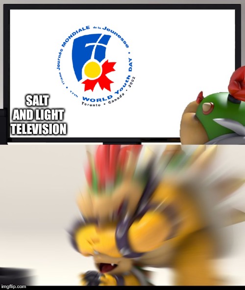 When bowser watches World Youth Day #CatholicEvent Memes Week Nov.17-25 2018 A DomTheFilipinoMemeDude Event | SALT AND LIGHT TELEVISION | image tagged in nintendo switch parental controls | made w/ Imgflip meme maker