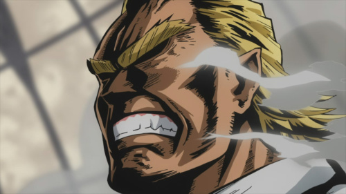 High Quality All Might: Level 100 Blank Meme Template