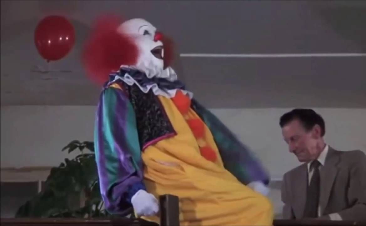 High Quality Pennywise Laughing Blank Meme Template