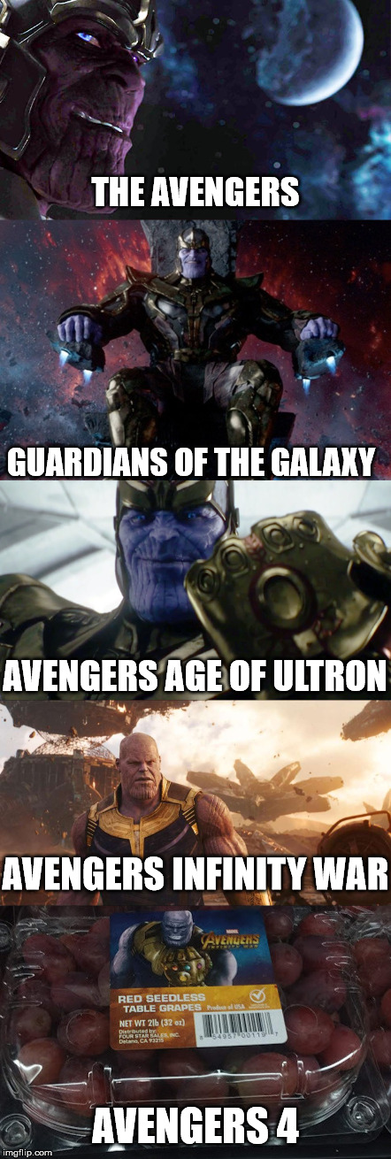 Thanos Evolution Meme - Imgflip
